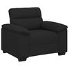 vidaXL Fauteuil 100x81x84 cm stof zwart