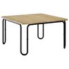 vidaXL Salontafel Sonoma Eiken 100 x 100 x 45 cm Bewerkt hout