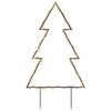 vidaXL Kerstverlichting kerstboom met grondpinnen 115 LED's 90 cm