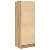 vidaXL Hoge kast met lade Artisan Eiken 45,5 x 34 x 127 cm