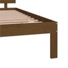 vidaXL Bedframe massief hout honingbruin 150x200 cm