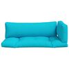 vidaXL Palletkussens 3 st oxford stof turquoise
