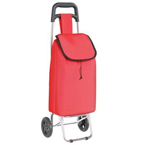 vidaXL Winkel trolley Rood 35 x 28 x 92 cm Oxford stof
