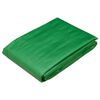 vidaXL Zeil met Oogjes Groen 1,5 x 5 m 260 gsm PE