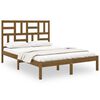 vidaXL Bedframe massief hout honingbruin 140x200 cm