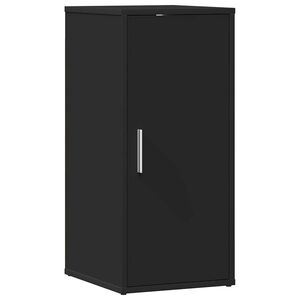vidaXL Schoenenkast 32x35x70 cm bewerkt hout zwart
