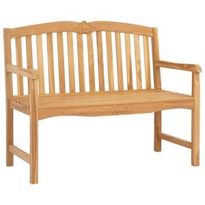 vidaXL Handgemaakte Rozenbank 114 x 60 x 95 cm Massief Teakhout