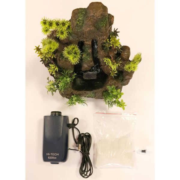 Aqua d'ella Aquarium waterval Forrest Rock met 2 stromen 234/434970