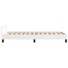 vidaXL Bedframe met hoofdeinde zonder matras 100x200 cm wit