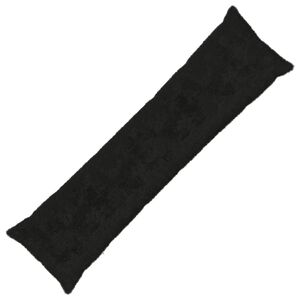 vidaXL Kussensloop HEERLEN Zwart 40 x 145 cm Nep Konijnenbont