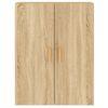 vidaXL Hangkasten 2 st bewerkt hout sonoma eikenkleurig