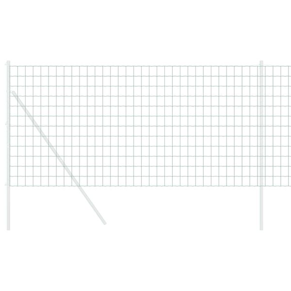 vidaXL Euro Hek Groen 1.4 x 10 m PVC-gecoat ijzer