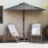 vidaXL Tuinparasol Antraciet 294 x 150 x 224 cm Stof