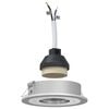 vidaXL Spotje 6 st zilver 9 x 9 x 2 cm Aluminium