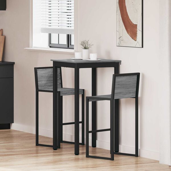 vidaXL Eettafels Bewerkt hout