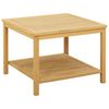 vidaXL Bijzettafel Olie naturel 60 x 60 x 45 cm Massief Acaciahout