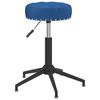 vidaXL Eetkamerstoelen draaibaar 4 st fluweel blauw