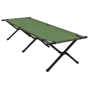 vidaXL Opvouwbaar Camping Bed Amy geel Oxford stof