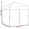 vidaXL Partytent inklapbaar met zijwanden 2x2 m wit