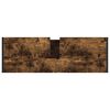 vidaXL Badkamer Kast met opslag Rook Eik 90 x 30 x 60 cm Bewerkt hout