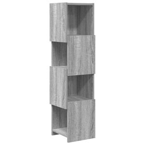 vidaXL Hoekkast Grijs Sonoma 25,5x25x102cm Bewerkt hout