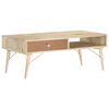 vidaXL Salontafel 118x57x45 cm massief mangohout