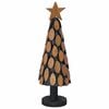 vidaXL Kerstboom met standaard Bruin 61 cm Massief teakhout