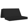 vidaXL Vouwbare Bankbed 120 x 67 x 45 cm Zwart