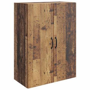 vidaXL Wandkast 66 x 34,5 x 90 cm Bewerkt hout Oud hout
