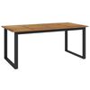 vidaXL Tuintafel met U-vormige poten 180x90x75 cm massief acaciahout