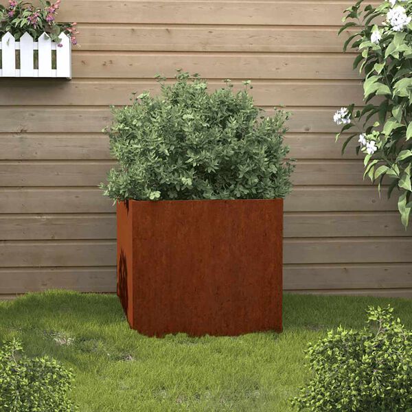 vidaXL Plantenbak 42x40x39 cm cortenstaal