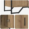 vidaXL Dressoir met lade Artisan Eiken 79,5 x 35,5 x 74,5 cm