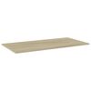 vidaXL Wandschappen 8 st 80x20x1,5 cm spaanplaat sonoma eikenkleurig