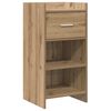 vidaXL Dressoir Artisanaal eiken 40 x 36 x 80 cm Bewerkt hout