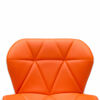 vidaXL Barkruk Oranje 44 x 48 x 105,5 cm Nep Leer