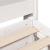 vidaXL Bedframe zonder matras massief grenenhout wit 120x200 cm