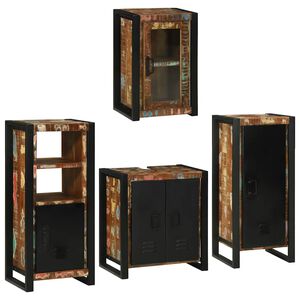 vidaXL Badkamermeubelset 4 st Multikleur 55 x 35 x 60 cm