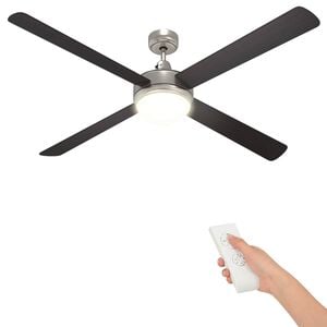 vidaXL Plafondventilator met licht en afstandsbediening &Oslash; 130 cm