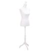 vidaXL Etalagepop torso vrouw wit