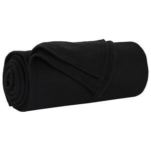 vidaXL plaid Zwart 170 x 130 cm 0.33 kg Fleece