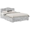 vidaXL Bedframe met lade Beton Grijs 150 x 200 cm Bewerkt hout