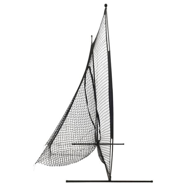 vidaXL Honkbal- en softbalnet 241x106,5x216 cm metaal