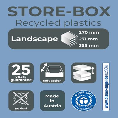 Exacompta Bureauladeblok Store-Box Maxi Harlequin met 6 lades