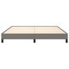 vidaXL Bedframe zonder matras stof donkergrijs 160x200 cm