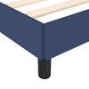 vidaXL Bedframe zonder matras 120x190 cm stof blauw