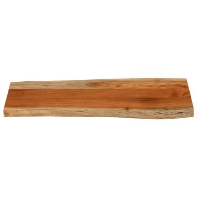 vidaXL Tafelblad rechthoekig natuurlijke rand 100x40x3,8 cm acaciahout