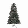 vidaXL Kunstkerstboom Groen 99 x 99 x 180 cm PVC en Plastic en Staal
