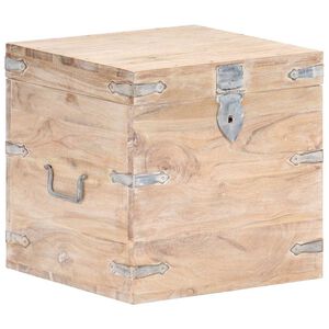 vidaXL Opbergkist 40x40x40 cm massief acaciahout