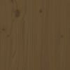 vidaXL Hoofdbord 126x4x100 cm massief grenenhout honingbruin