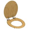 SCH&Uuml;TTE Toiletbril met soft-close NATURAL BAMBOO